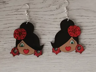 Pendientes Flamenca.