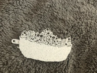Bubble bathtub keychain