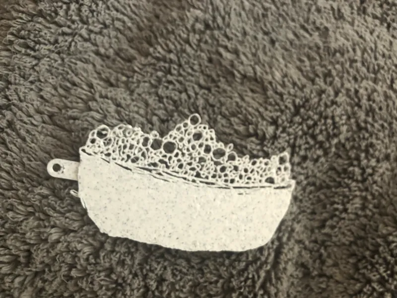 Bubble bathtub keychain