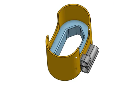 EU plug cable holder for traveling