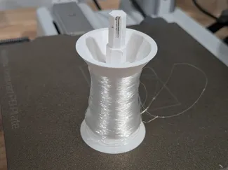 Fishing reel spool unwinder for power drill