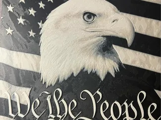 Hueforge-American Flag & Eagle