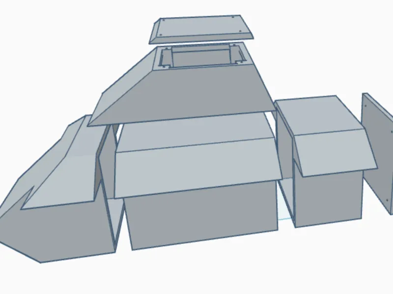 Hollow tank for RC