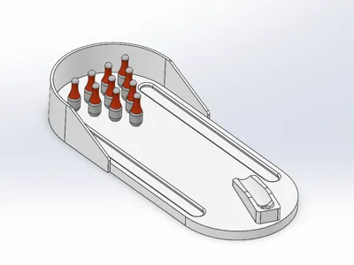 Desktop Bowling fidget toy