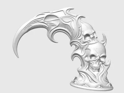 Skull horn