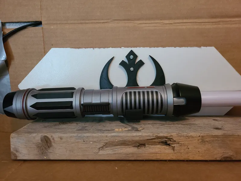 Rebel Lightsaber wall mount
