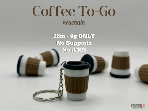 Coffee To-Go Keychain