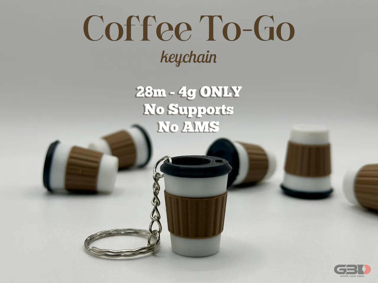 Coffee To-Go Keychain view 2
