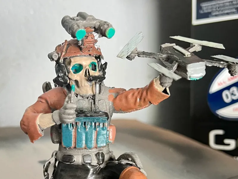 Remix w skull face