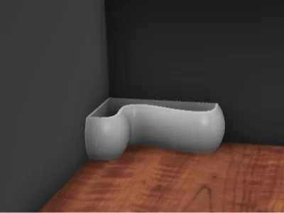 desk angle planter