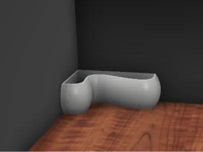 desk angle planter