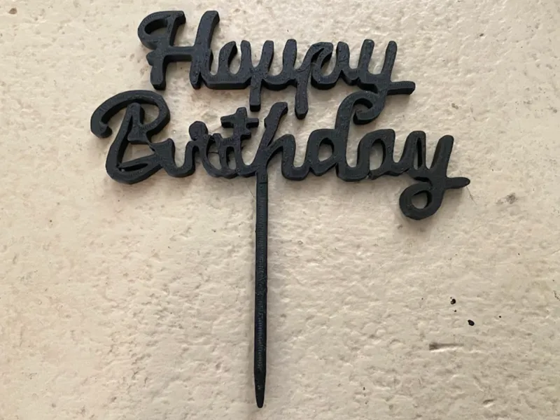 Birthday Topper