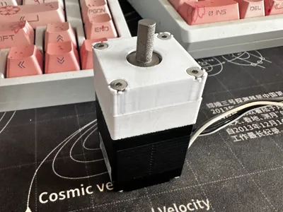 Planetary gearbox based on Bambu Lab A1 extruder stepper motor (28 stepper motor)