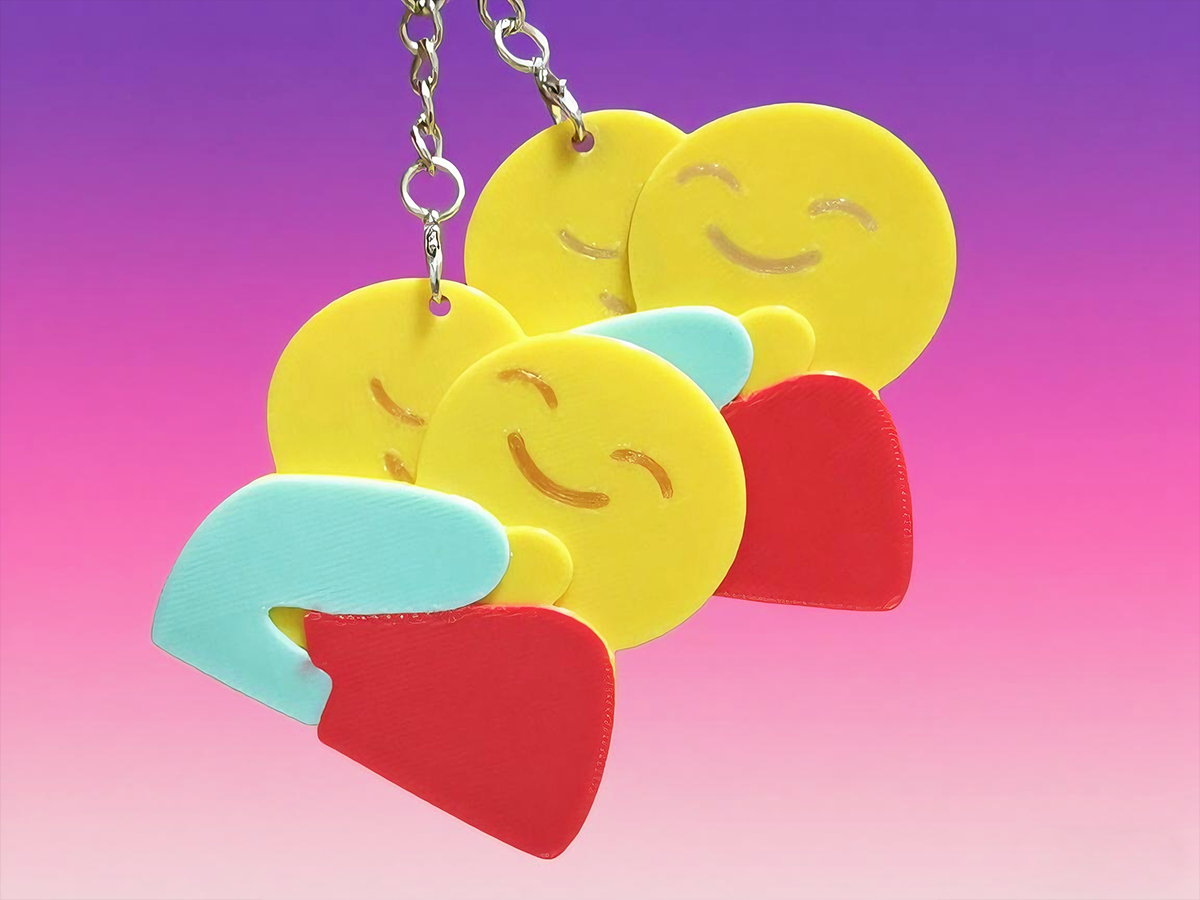Emoji抱抱 钥匙扣