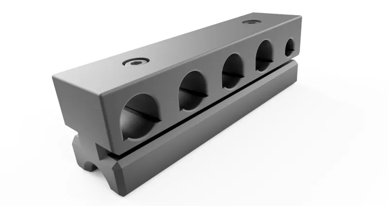 Einzelader-Stromkabelhalter für C-Schiene