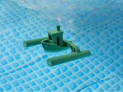 Float attachment for benchy
