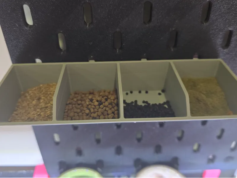 鱼缸鱼食4连盒