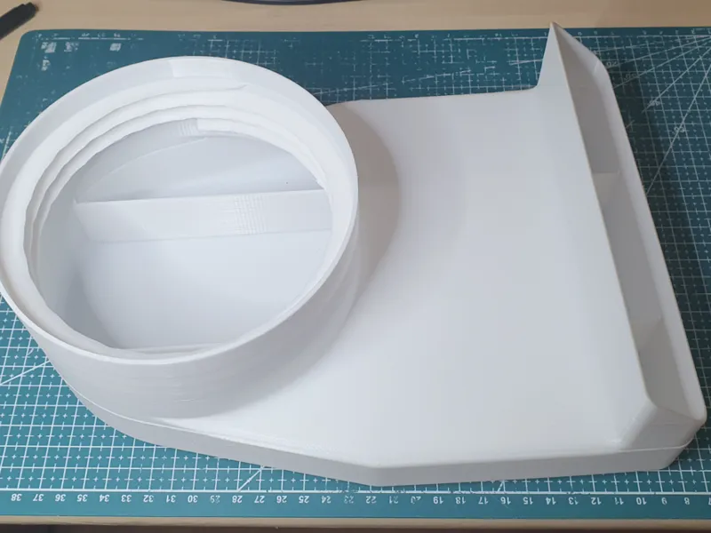 kompakte Durchführung Klimagerät 150mm Schlauch