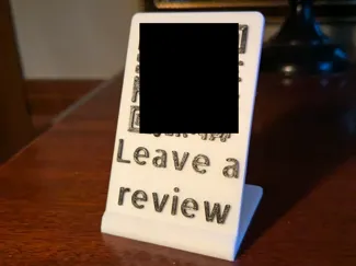 QR Code Stand (Parametric/No AMS)