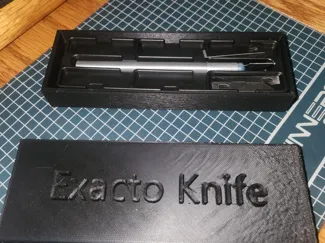 Xacto knife box