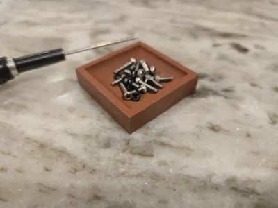 Copper PLA Screw Tray