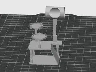 maqueta de casa para gatos