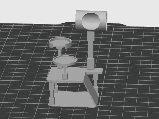 maqueta de casa para gatos