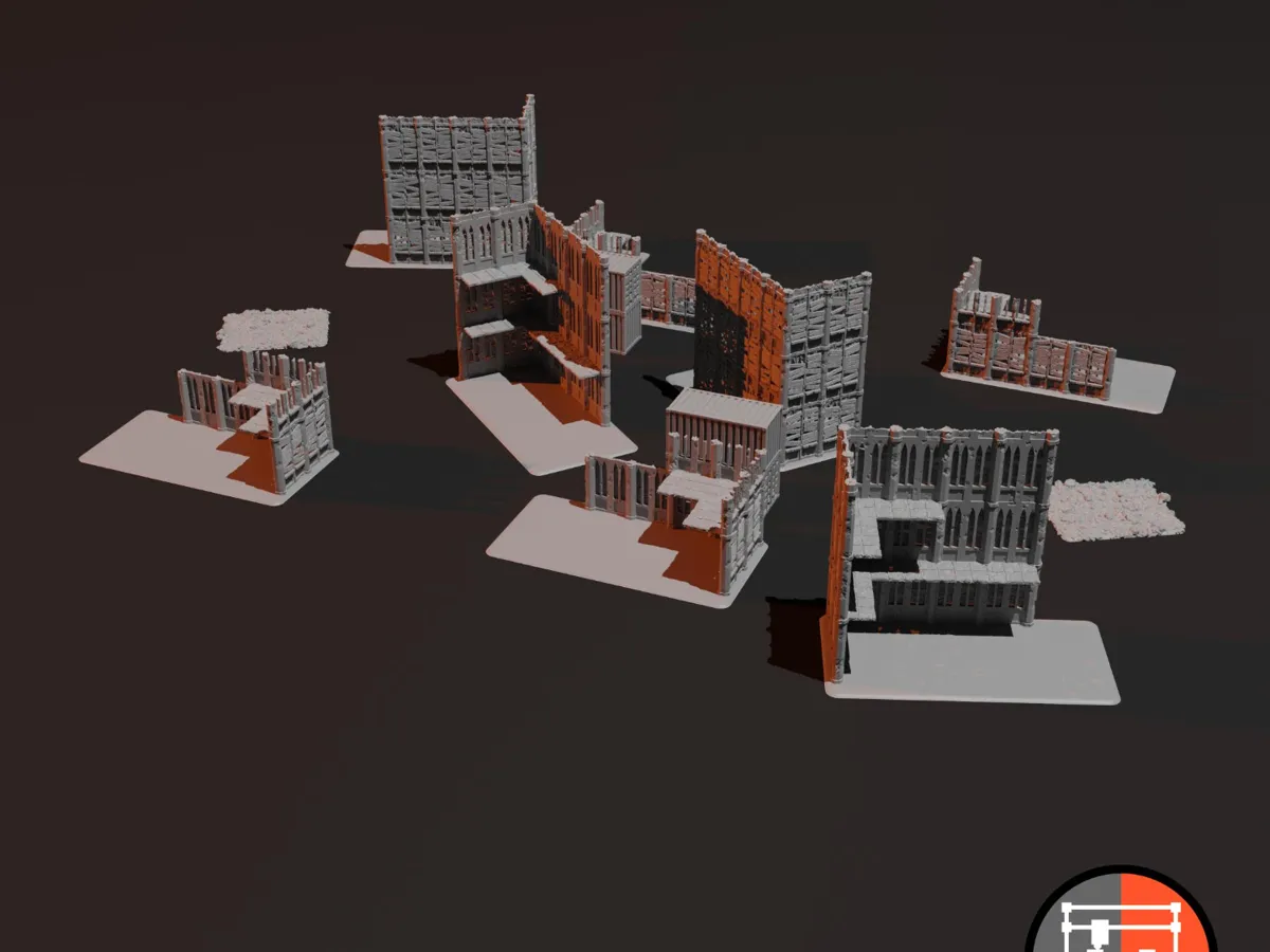 Tournament Ready Wargaming Terrain - Free 3D Print Model - MakerWorld