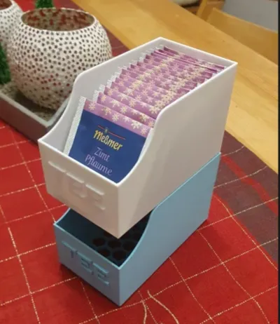 Stackable Tea Bag Box | stackable teabag box