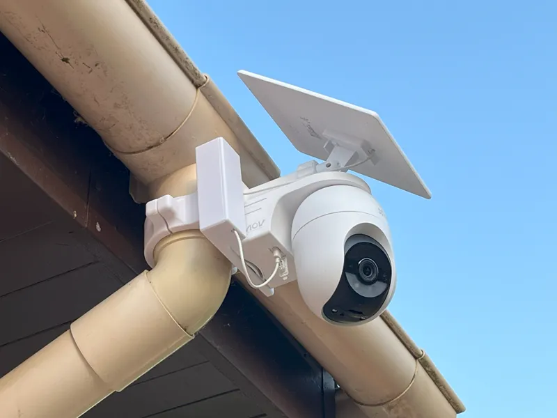 EZVIZ CB8 Lite gutter mount