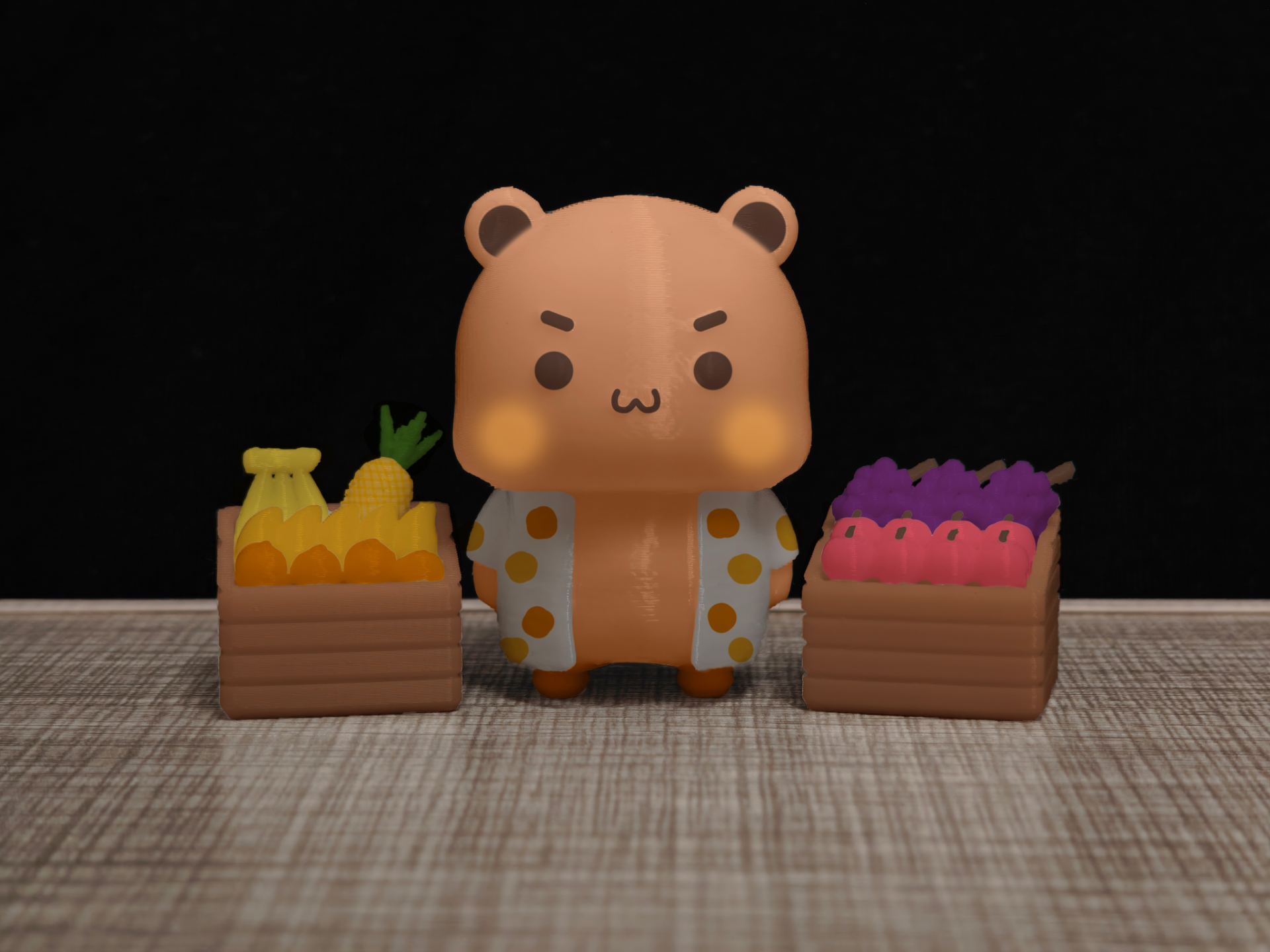 情侣熊系列-水果摊老板布布（Couple Bear-fruit stand_boss_bubu）