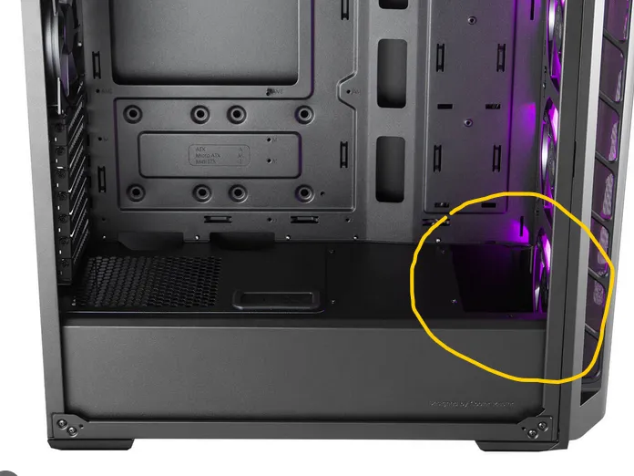 Cooler master masterbox m520 front cover