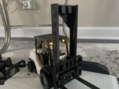 Lights on Forklift