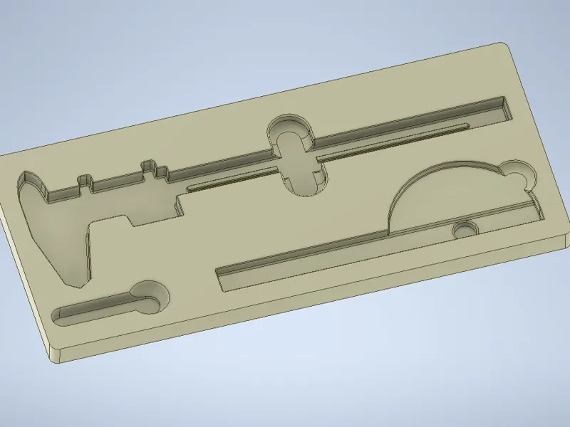 PLACA INTERNA CASE PAQUIMETRO DE 300mm