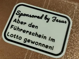 Sponsored by Jesus