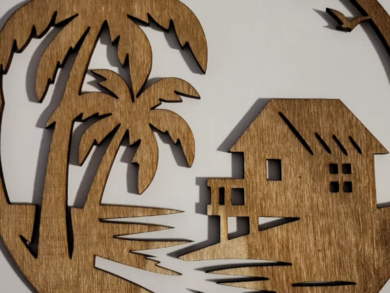 Summer door decoration - beach