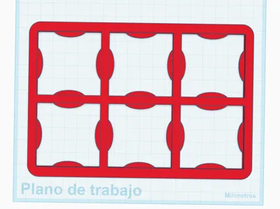 Frame for photo magnets 6