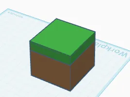 Basic Minecraft Grass Block