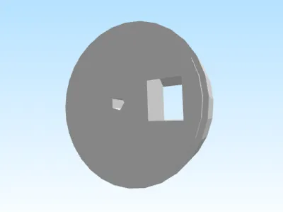 Half‑Moon Eccentric Rotating Mass for 5V DC motor