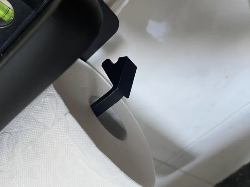 Generic Toiletpaper holder fixer retainer
