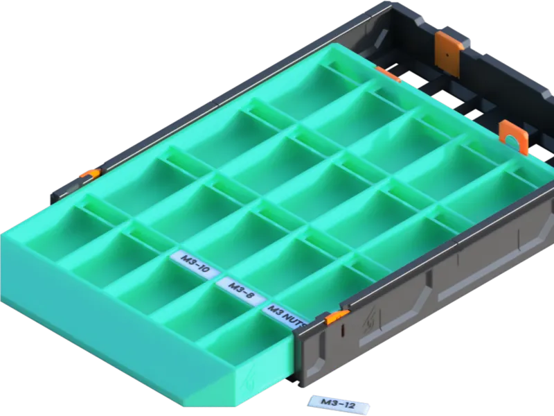GEN2 240-2W-05H Classic Parts Drawer V2 - 20 Slot
