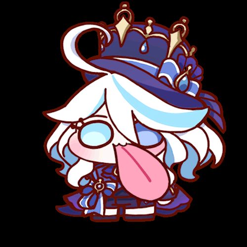 Q版水神手办 芙芙 雕刻 摆件 原神