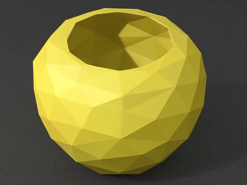 Geometric plant pot