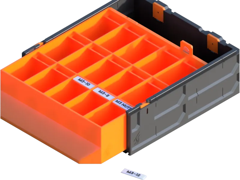 GEN2 185-2W-1H Classic Parts Drawer V2 - 15 Slot