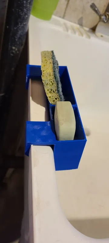 Soap & Sponge Holder for Laundry Tub