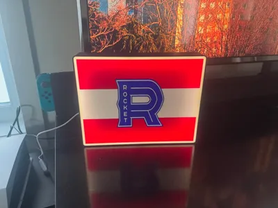 Rocket laval led lamp
