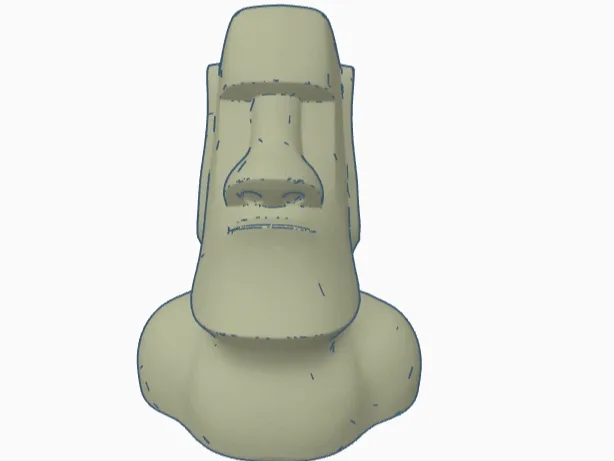 Moai glasses holder