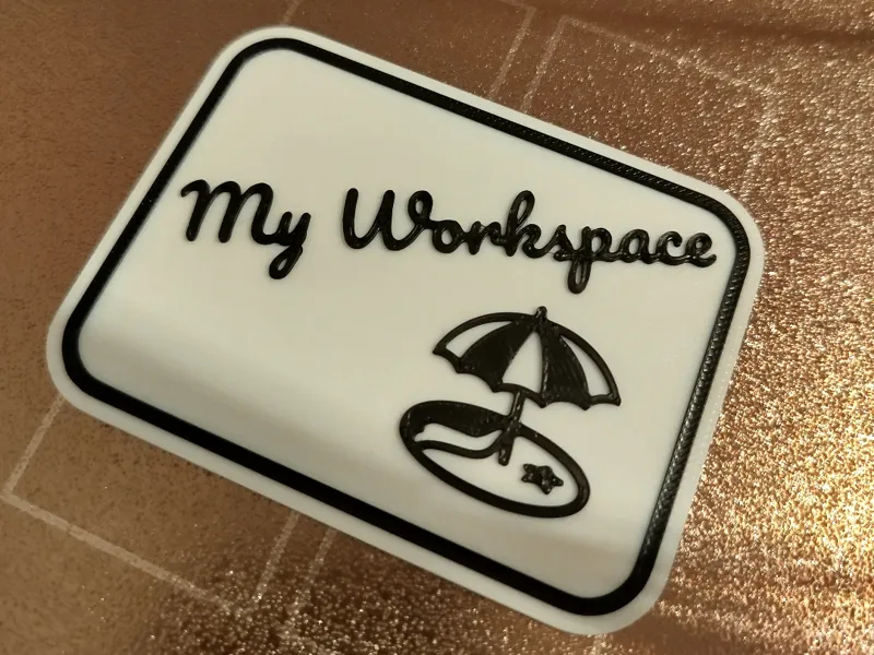 My Workspace Sign
