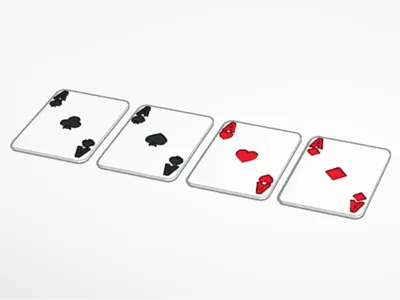 POker cards (ace)