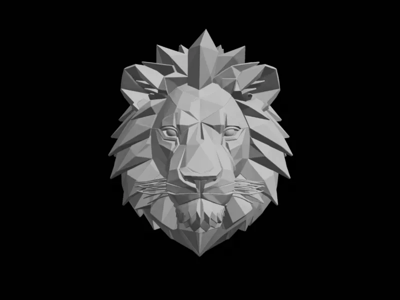 Majestic Lion 3D Model | Realistic Wildlife